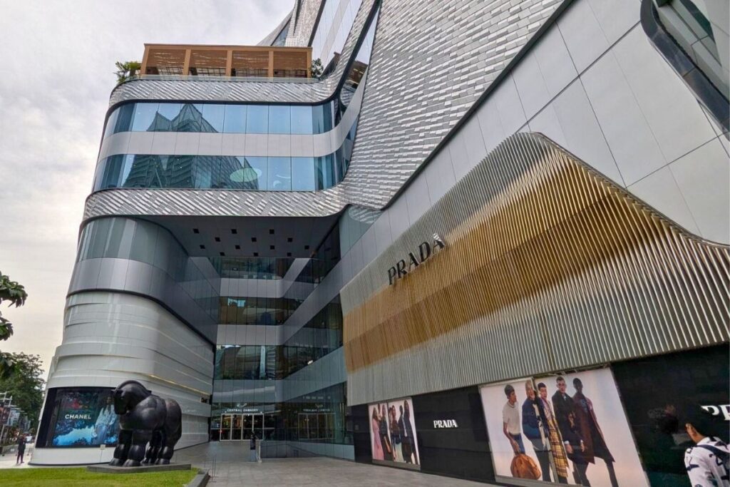 Central Embassy Bangkok luxury shopping mall interior