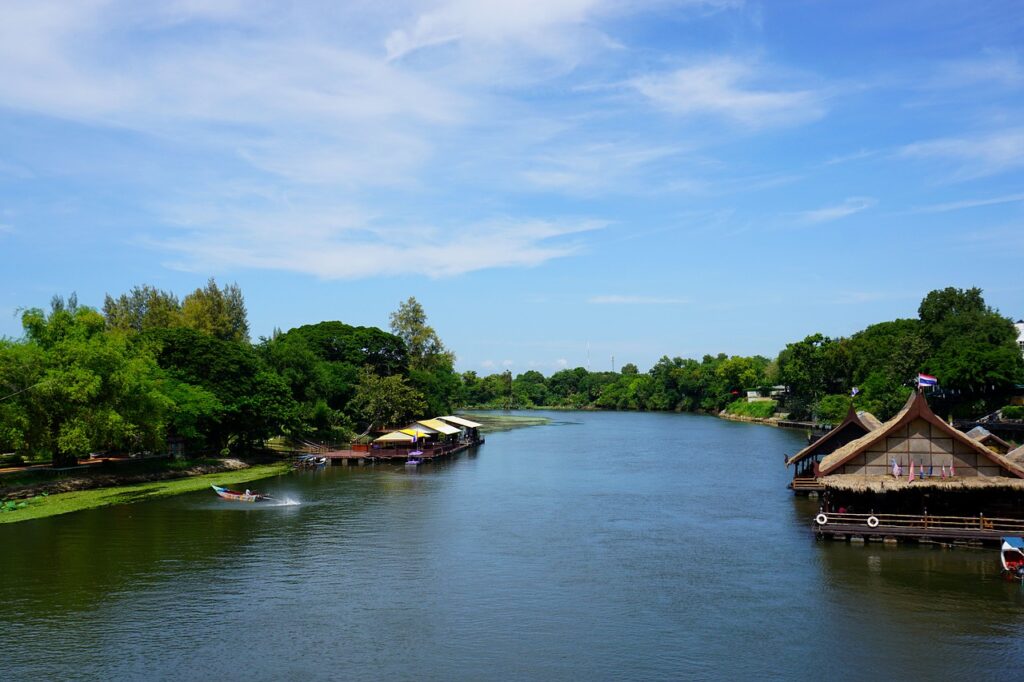 Kanchanaburi and the river view