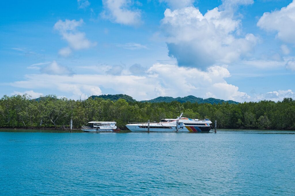 Ferry boat is the easy way to travel to Koh Lipe