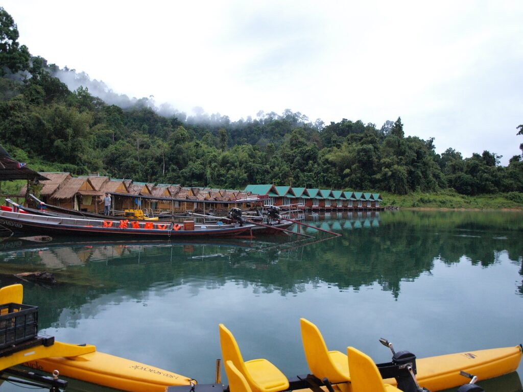 The river view at Khao Sok